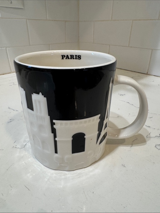 Starbucks Other - Starbucks Paris Skyline Mug - Black and White 16oz